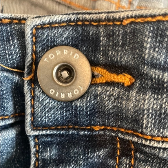 Torrid High Rise Dark Blue Jeans - Picture 4 of 10